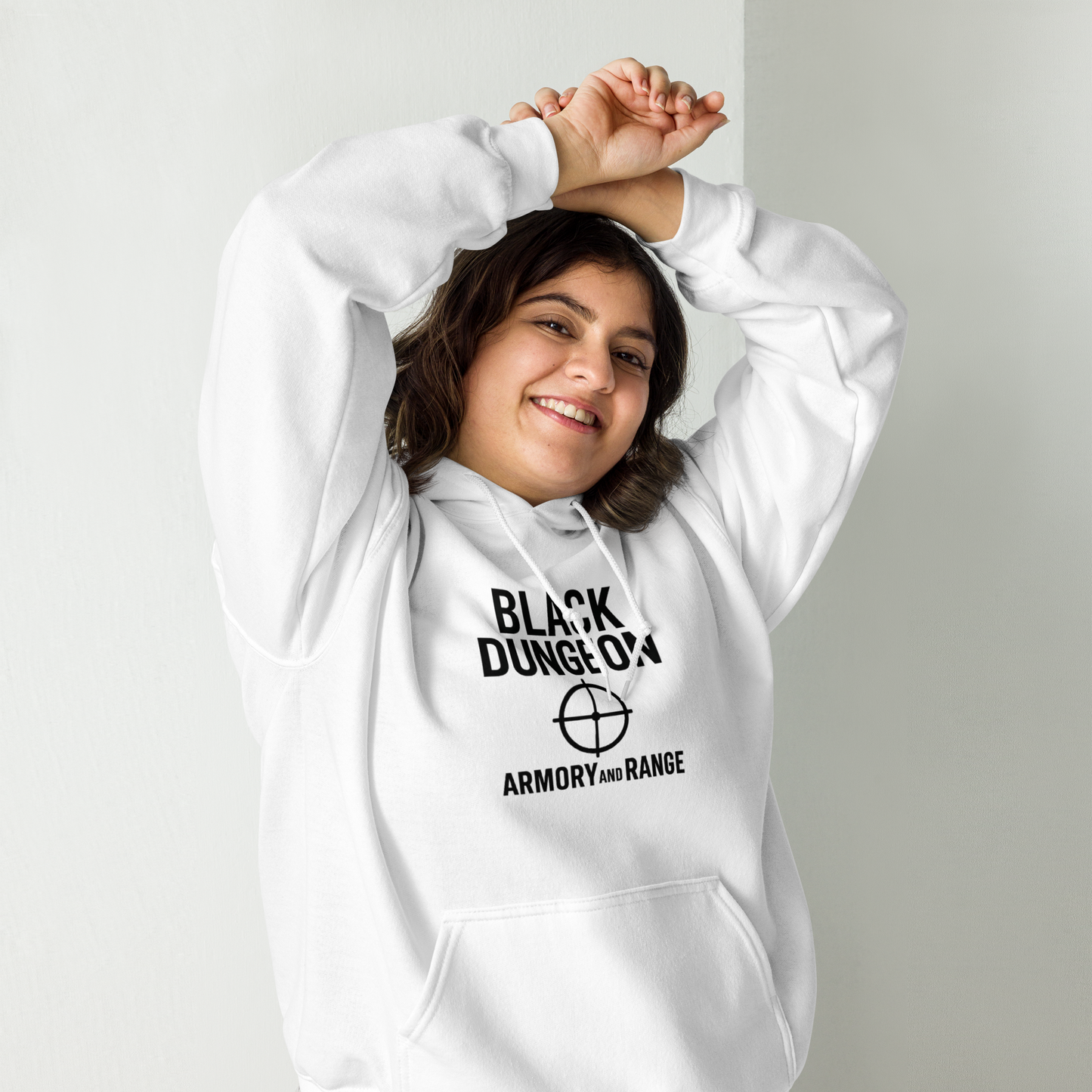 Target Locked Unisex Hoodie (black logo) Edition