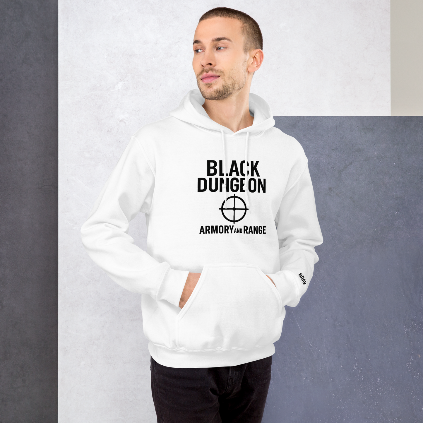 Target Locked Unisex Hoodie (black logo) Edition